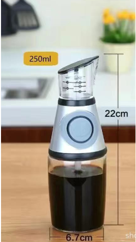 500ml Measurable Glass Bottle Oil Bottle Soy Bottle Kitchenware - Kitchen Tools & Utensils -  Trend Goods