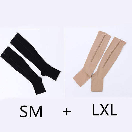 Compression Socks Zipper Socks - Socks -  Trend Goods