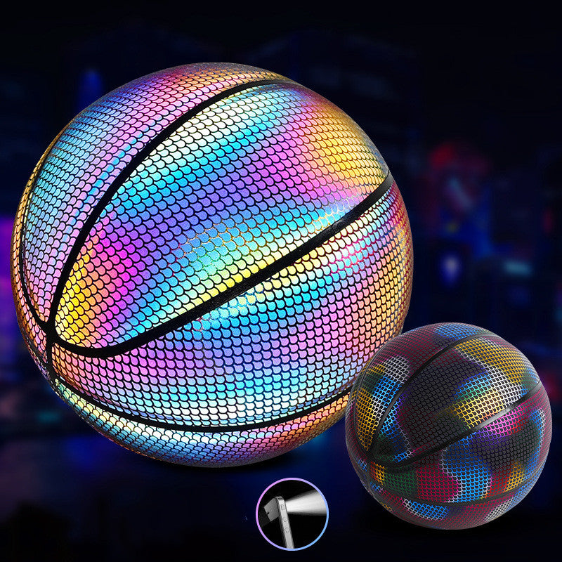 Glowing fluorescent basketball Trend Goods