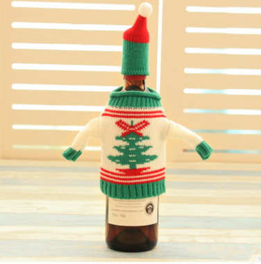 Knitted Christmas Bottle Set - Party Supplies -  Trend Goods