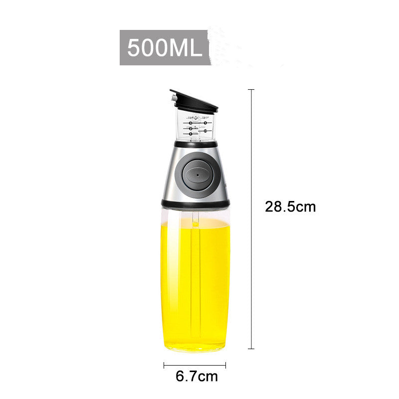 500ml Measurable Glass Bottle Oil Bottle Soy Bottle Kitchenware - Kitchen Tools & Utensils -  Trend Goods