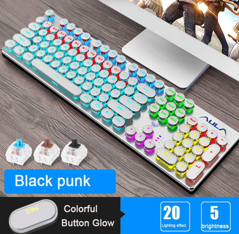 Steampunk Game Real Mechanical Keyboard - Keyboards -  Trend Goods