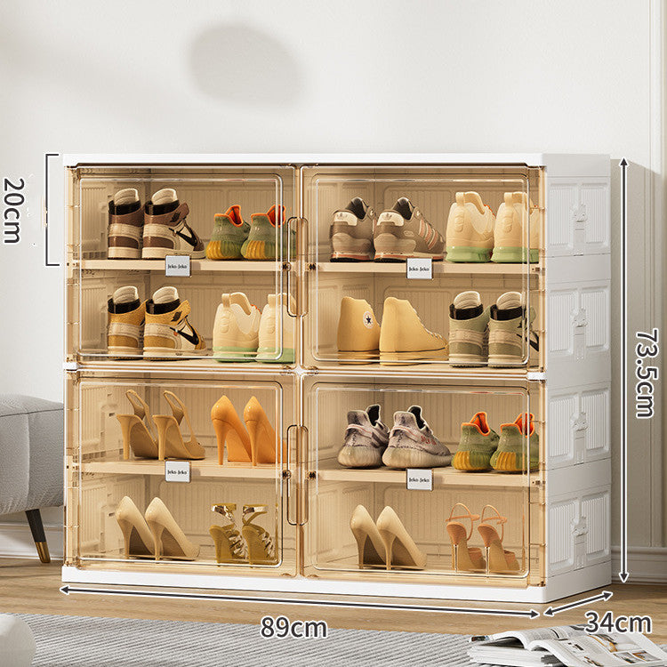 Sturdy Foldable Shoe/Storage Cabinet - Shoe Racks -  Trend Goods