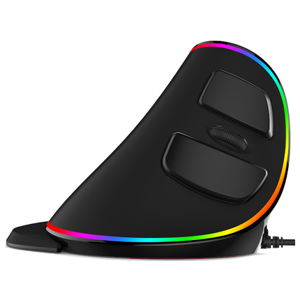 Vertical Ergonomic Snail RGB Anti-Mouse Hand Wired Mouse - Mouse -  Trend Goods