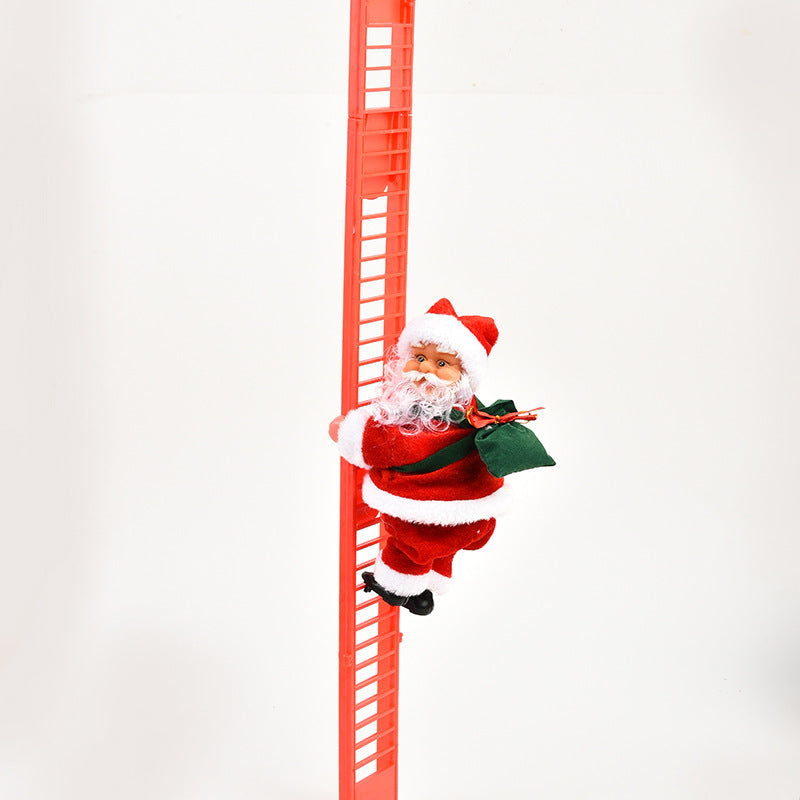 Climbing Ladder Santa Claus - Holiday Decorations -  Trend Goods