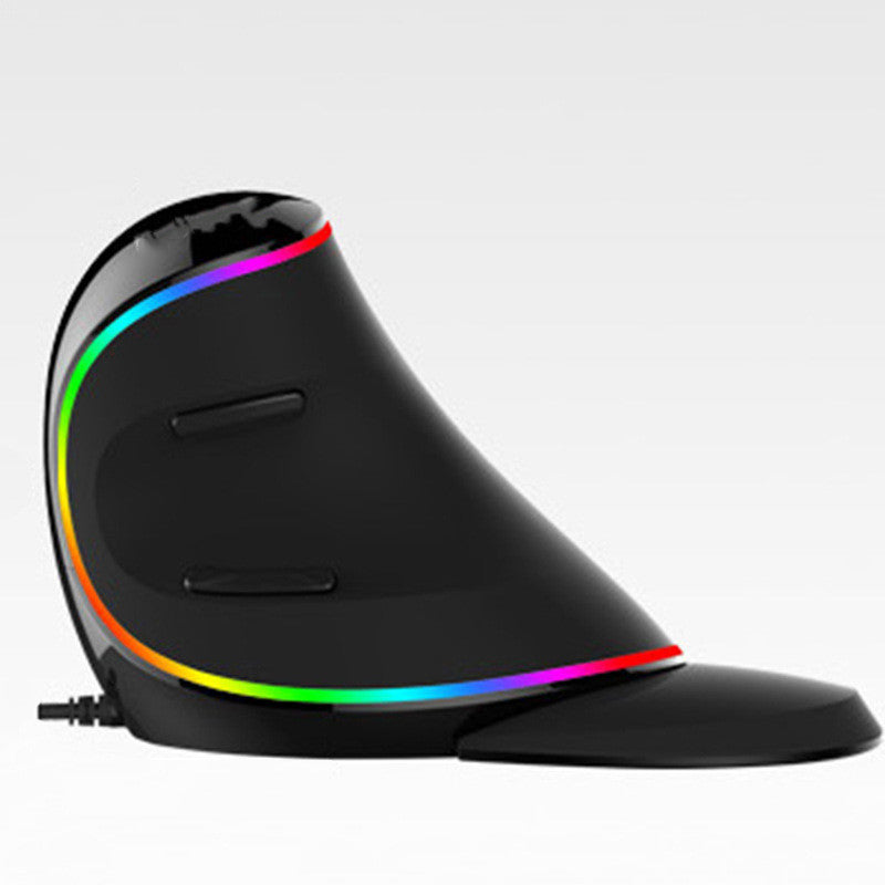 Vertical Ergonomic Snail RGB Anti-Mouse Hand Wired Mouse - Mouse -  Trend Goods