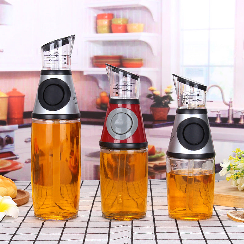 500ml Measurable Glass Bottle Oil Bottle Soy Bottle Kitchenware - Kitchen Tools & Utensils -  Trend Goods