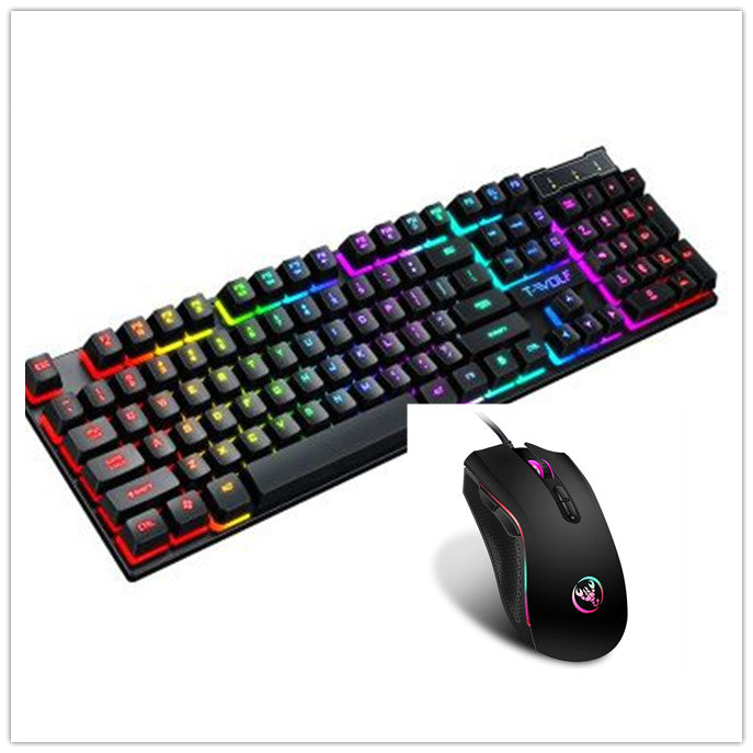 Gaming Usb Luminous Wired Keyboard Floating Manipulator - Keyboards -  Trend Goods