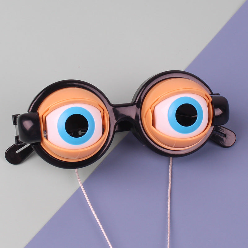 Crazy Eyes Glasses Toy Kids Party Funny Pranks Glasses Trend Goods