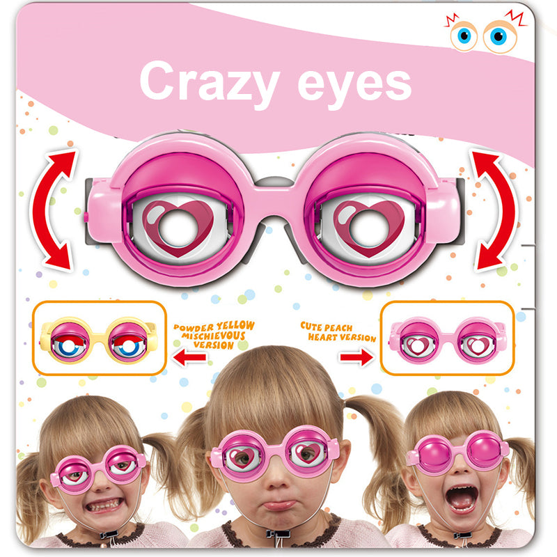 Crazy Eyes Glasses Toy Kids Party Funny Pranks Glasses Trend Goods