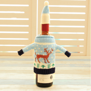 Knitted Christmas Bottle Set - Party Supplies -  Trend Goods