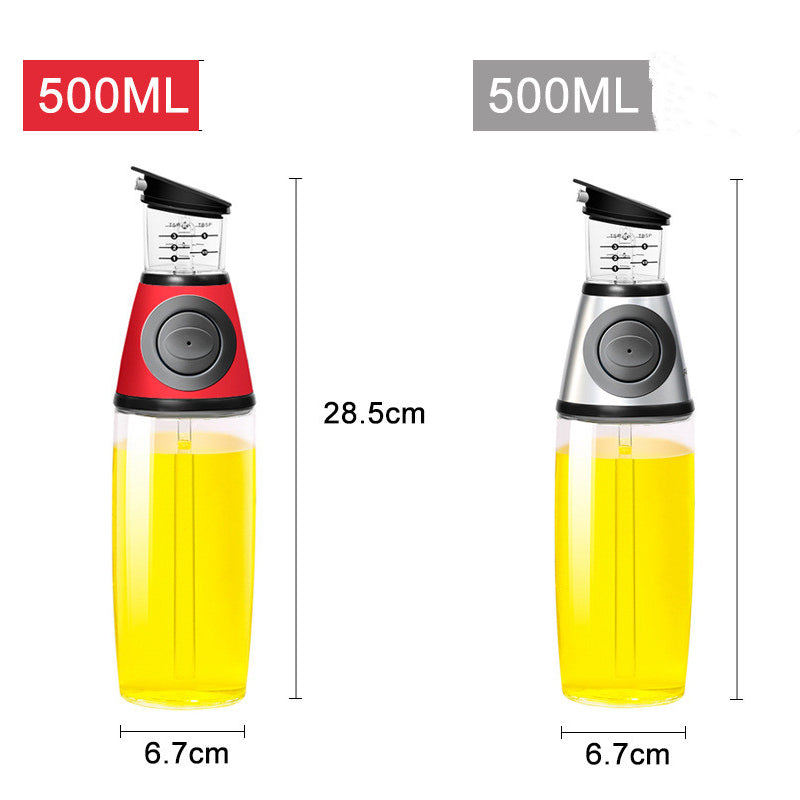 500ml Measurable Glass Bottle Oil Bottle Soy Bottle Kitchenware - Kitchen Tools & Utensils -  Trend Goods