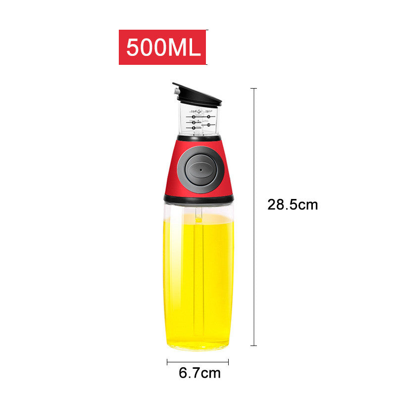 500ml Measurable Glass Bottle Oil Bottle Soy Bottle Kitchenware - Kitchen Tools & Utensils -  Trend Goods