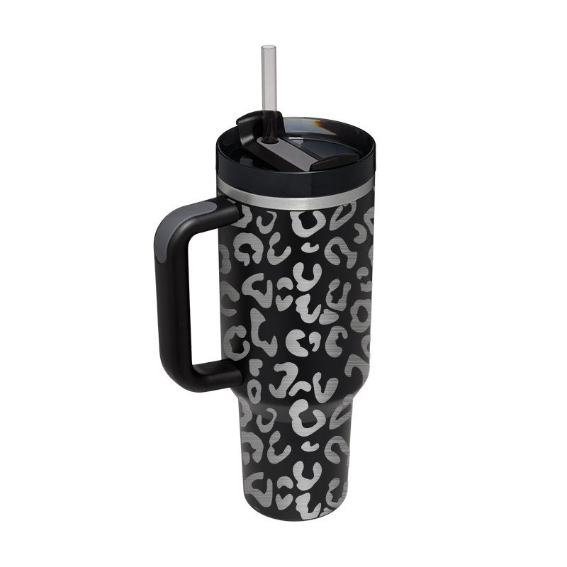 Christmas Thermal Mug 40oz Straw Coffee Insulation Cup With Handle - Mugs -  Trend Goods