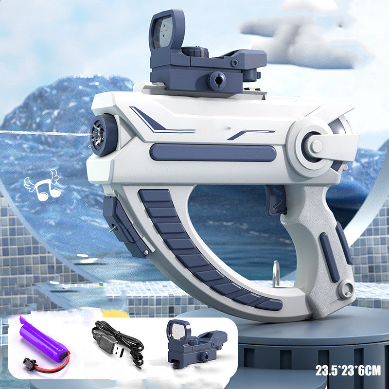 Summer Fully Automatic Electric Water Gun Rechargeable Long-Range Continuous Firing Trend Goods