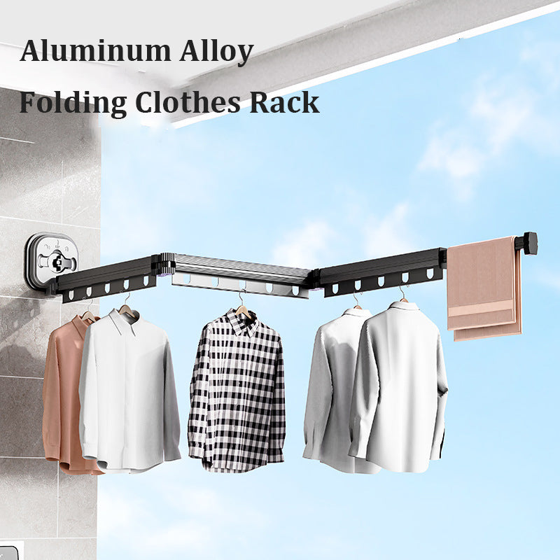 Suction Punch-Free Folding Clothes Hanger - Drying Racks -  Trend Goods