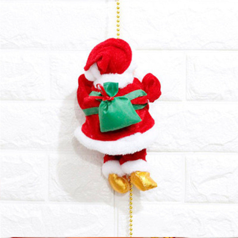 Climbing Ladder Santa Claus - Holiday Decorations -  Trend Goods