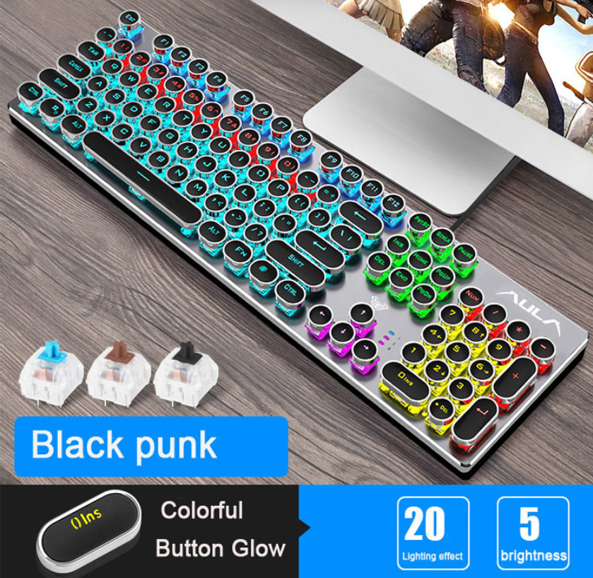 Steampunk Game Real Mechanical Keyboard - Keyboards -  Trend Goods