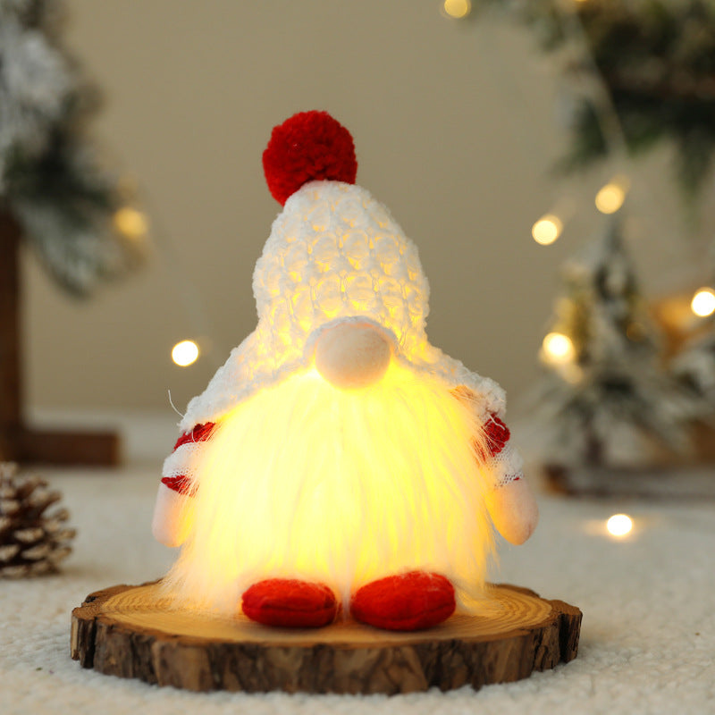 New Christmas Faceless Doll With Lights - Holiday Decorations -  Trend Goods