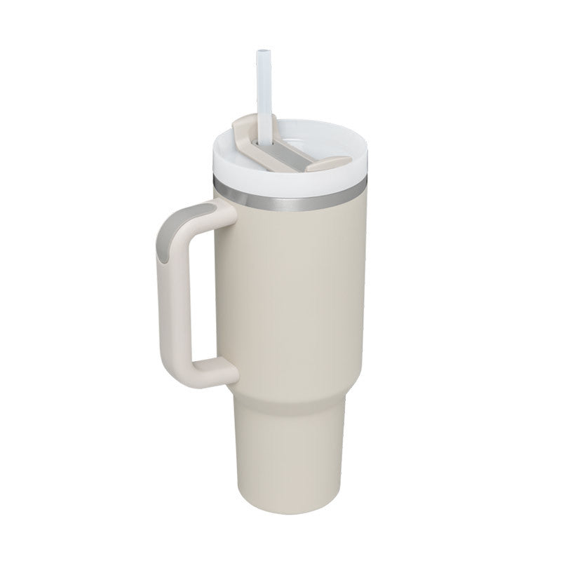 Christmas Thermal Mug 40oz Straw Coffee Insulation Cup With Handle - Mugs -  Trend Goods