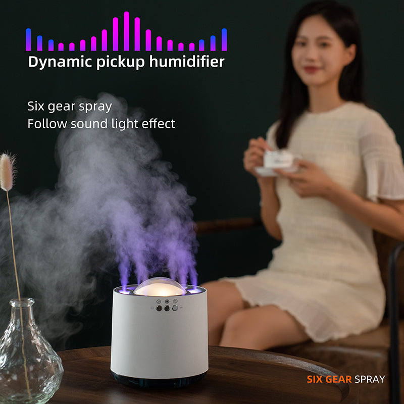 Voice Control Colorful Led Lamp Humidifier 800ml USB - Humidifiers -  Trend Goods