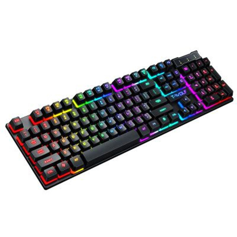 Gaming Usb Luminous Wired Keyboard Floating Manipulator - Keyboards -  Trend Goods