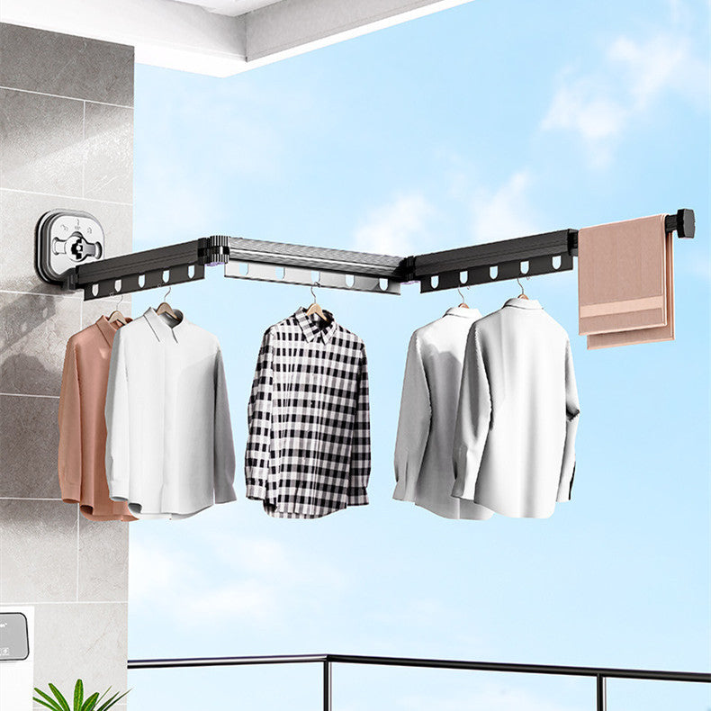 Suction Punch-Free Folding Clothes Hanger - Drying Racks -  Trend Goods