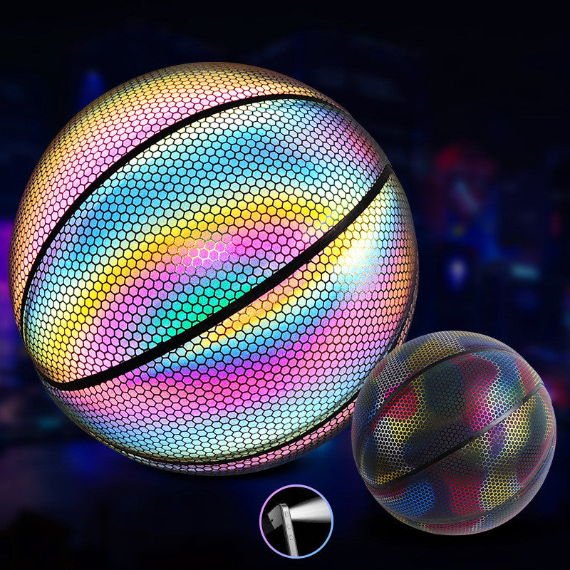 Glowing fluorescent basketball Trend Goods