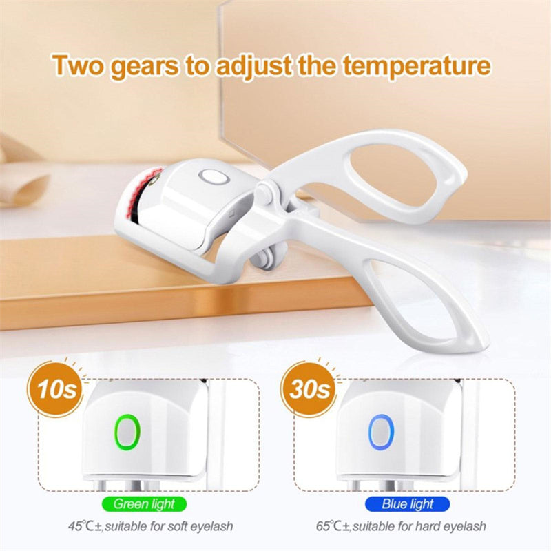 Heated Eyelash Curler Electric Temperature Control Mini Eyelash Curler - Eye Make-up -  Trend Goods