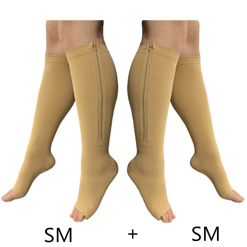 Compression Socks Zipper Socks - Socks -  Trend Goods