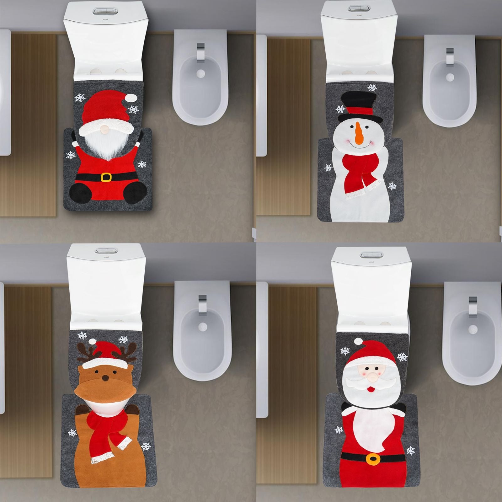 Christmas Toilet Seat Cover - Bathroom Gadgets -  Trend Goods