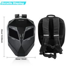 Led Backpack Screen Rider Motorcycle Locomotive Dazzlingly Cool Travel Screen Luminous Eyes - Backpacks -  Trend Goods