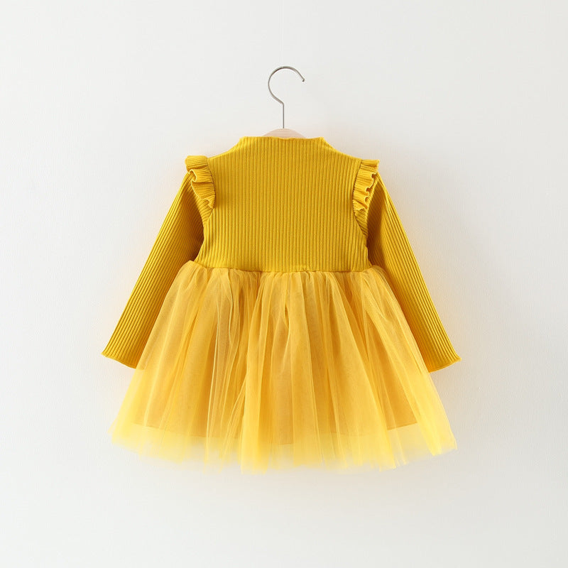 Autumn Girl Princess Dress Trend Goods