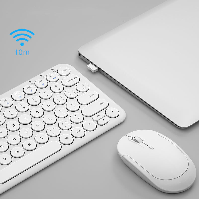 Mute Ultra-Thin Wireless Keyboard And Mouse Set - Keyboard Mouse Set -  Trend Goods