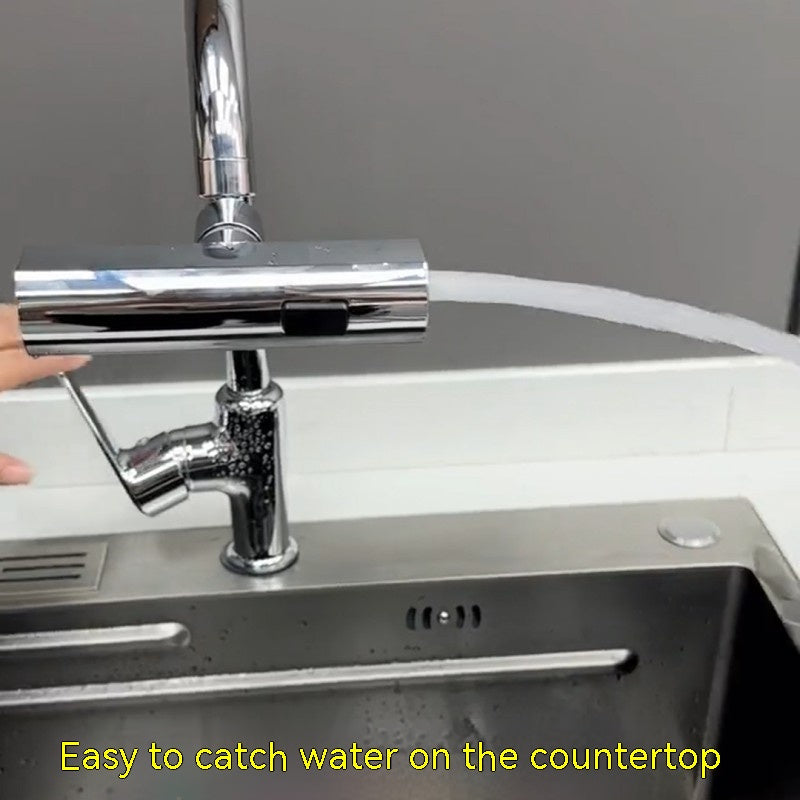 Kitchen Faucet Waterfall Splash Proof Universal Rotating - Faucet Accessories -  Trend Goods