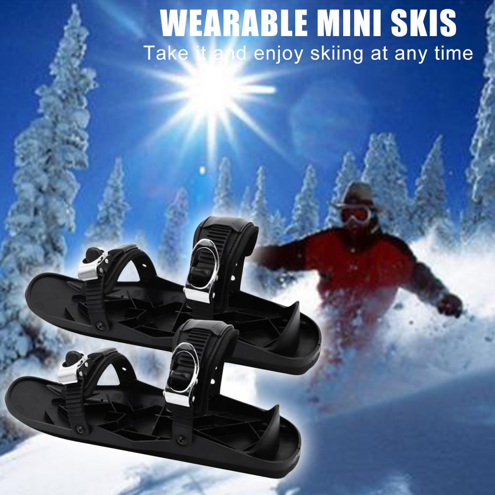 Mini Short Ski Skates For Snow Skis For Winter Shoes - Sports Gadgets -  Trend Goods