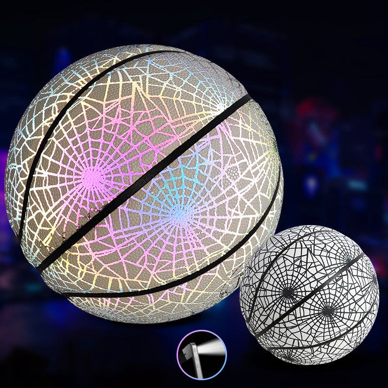 Glowing fluorescent basketball Trend Goods