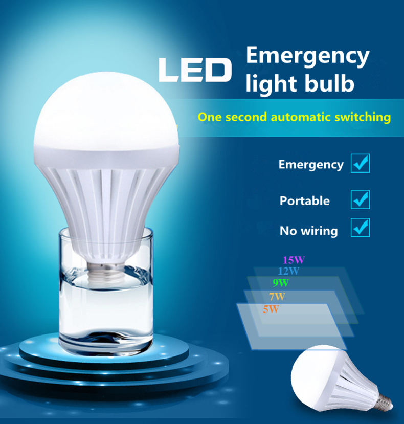 LED emergency bulb lamp led emergency bulb 5w 7W 9W 12w - Lighting -  Trend Goods