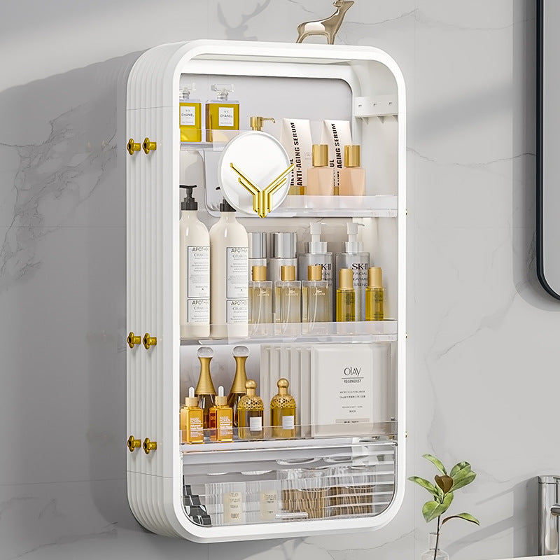 Non-perforated Wall-mounted Shelf In Kitchen - Cosmetic Storage -  Trend Goods