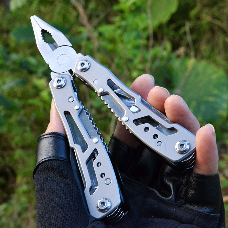 All Steel Multi-function Pliers Safety Belt Lock Combination Folding Knife - Tools & Gadgets -  Trend Goods