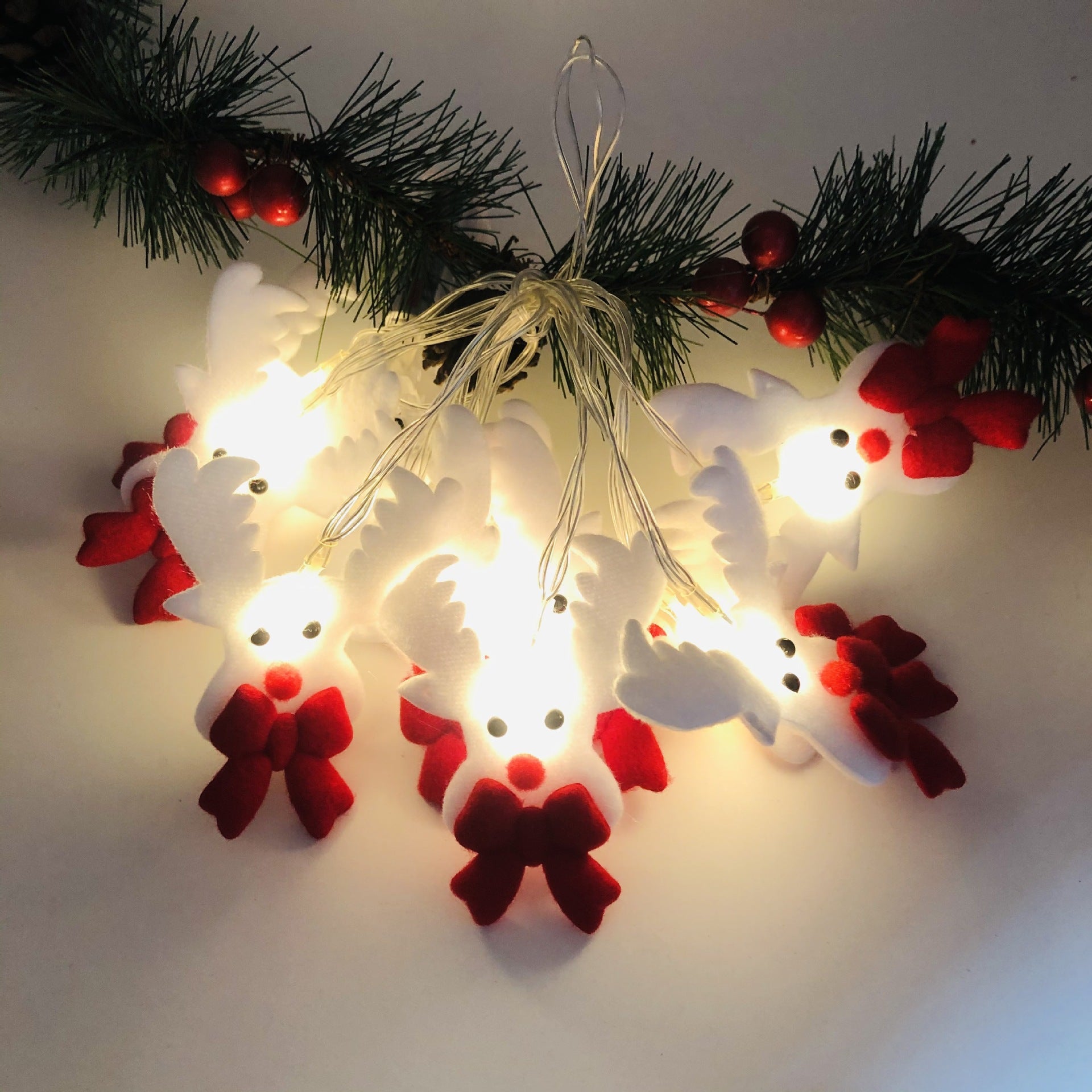 Christmas Decoration Snowman LED String Lights Garland Xmas Fairy Lights Decor Trend Goods