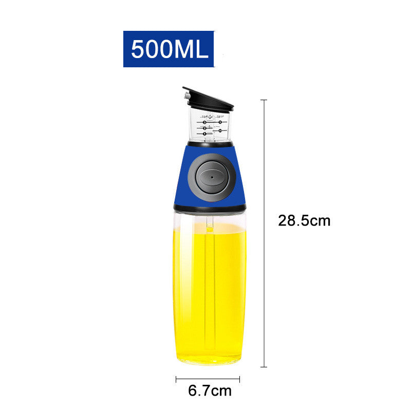 500ml Measurable Glass Bottle Oil Bottle Soy Bottle Kitchenware - Kitchen Tools & Utensils -  Trend Goods