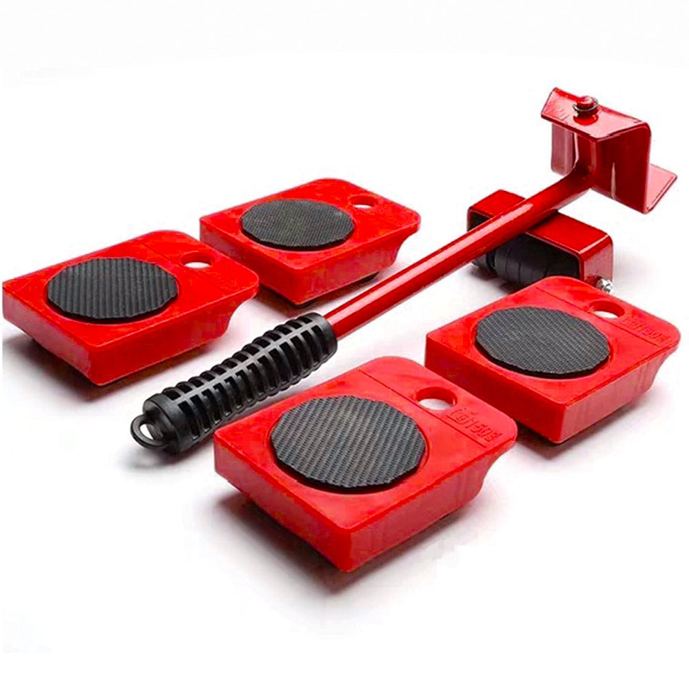 Professional Furniture Lifter Tool Set Furniture Mover Wheel Bar Roller Device Trend Goods