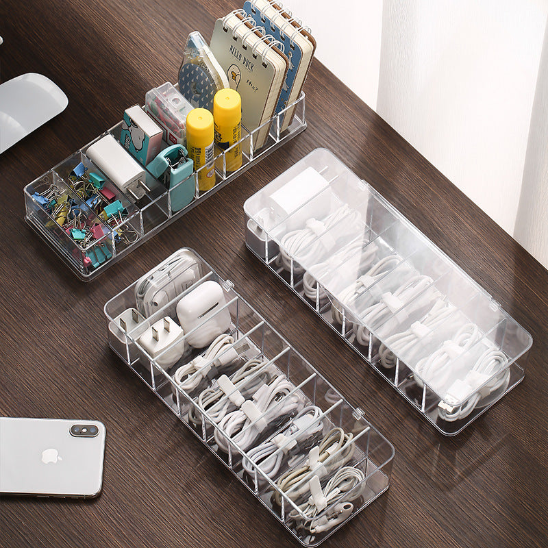 Dust-proof Storage Cable Management Box Hub Organizer Box - Cable organizers -  Trend Goods