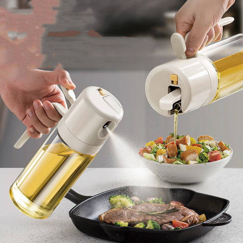 2 In 1 Oil Sprayer Bottle BBQ Cooking Oil Dispenser - Kitchen Tools & Utensils -  Trend Goods