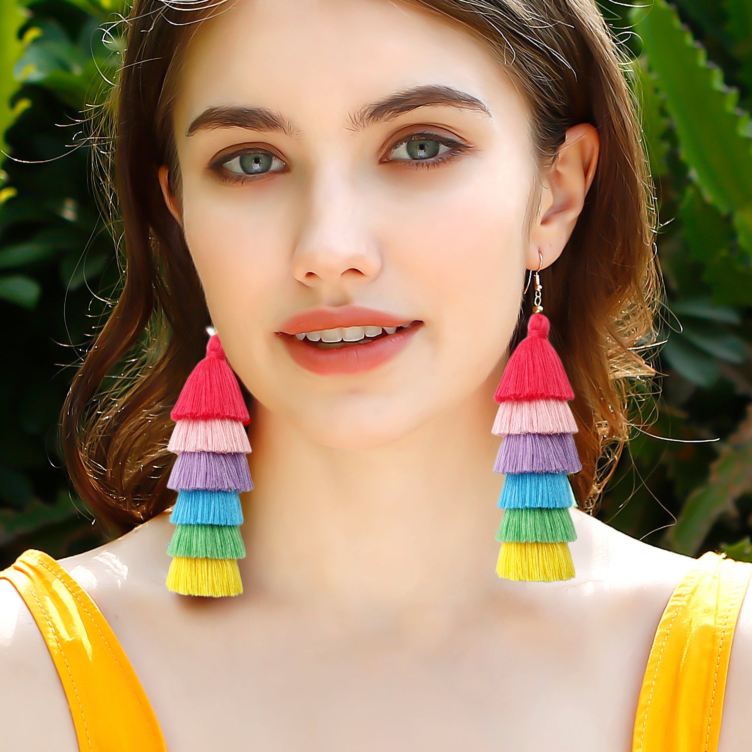 Bohemian Vacation Style Tassel Earrings - Earrings -  Trend Goods