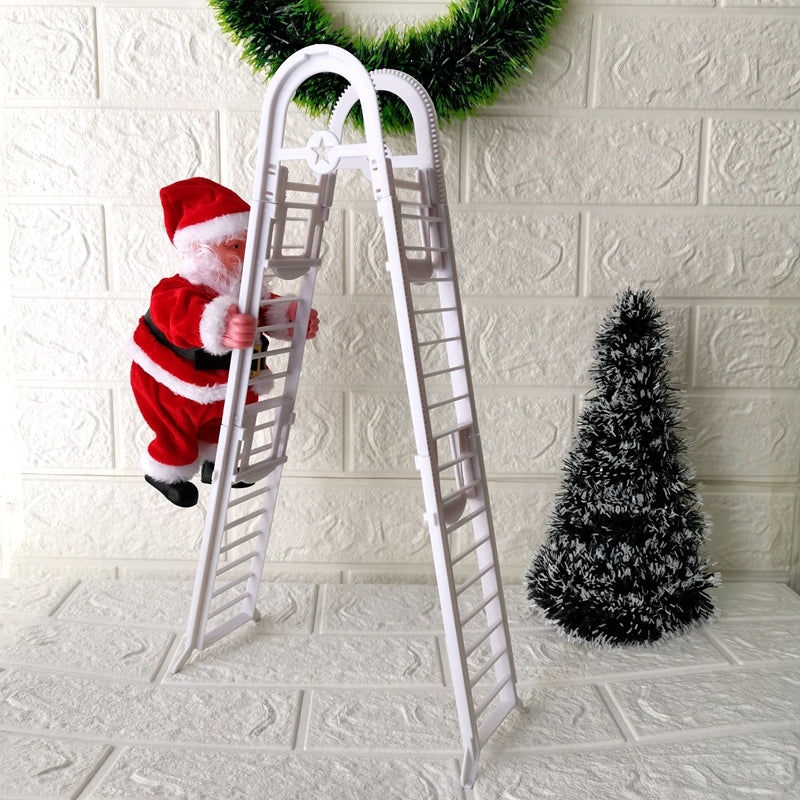 Climbing Ladder Santa Claus - Holiday Decorations -  Trend Goods