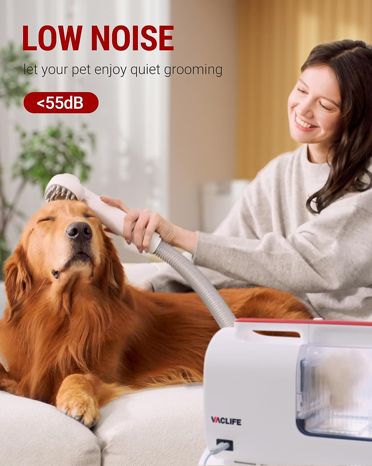 Pet Hair Vacuum For Shedding Grooming With Dog Clipper - Pet Care -  Trend Goods