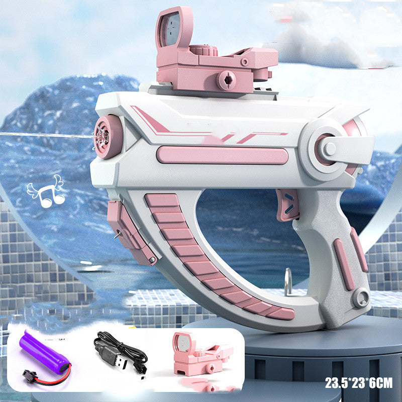 Summer Fully Automatic Electric Water Gun Rechargeable Long-Range Continuous Firing Trend Goods