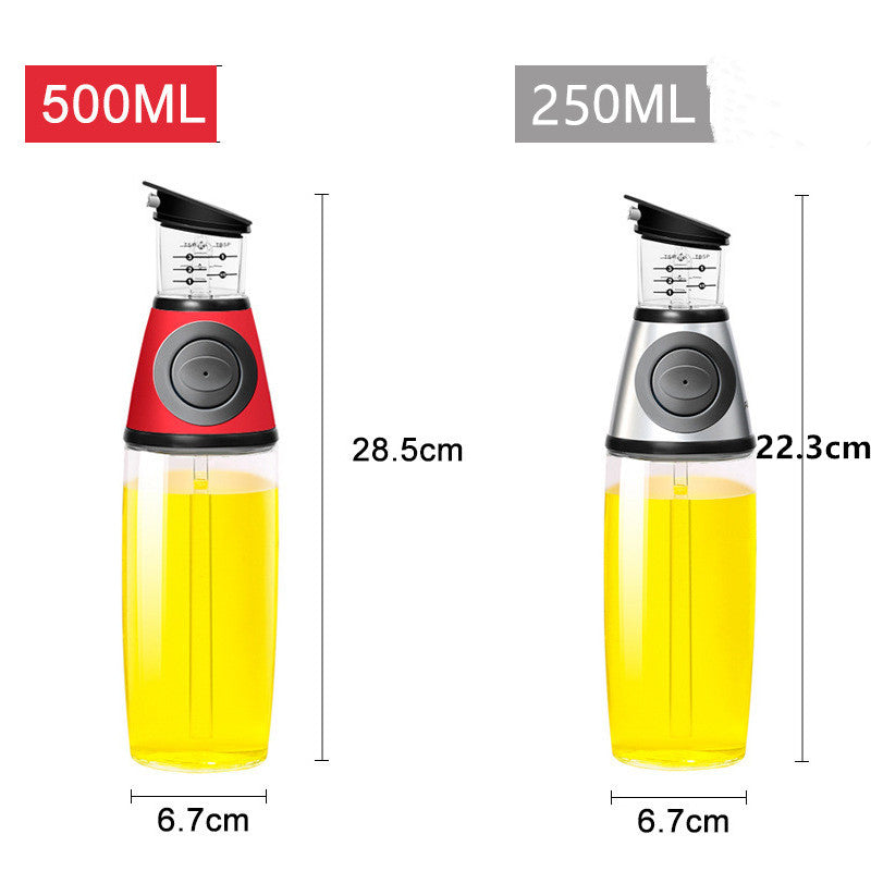 500ml Measurable Glass Bottle Oil Bottle Soy Bottle Kitchenware - Kitchen Tools & Utensils -  Trend Goods